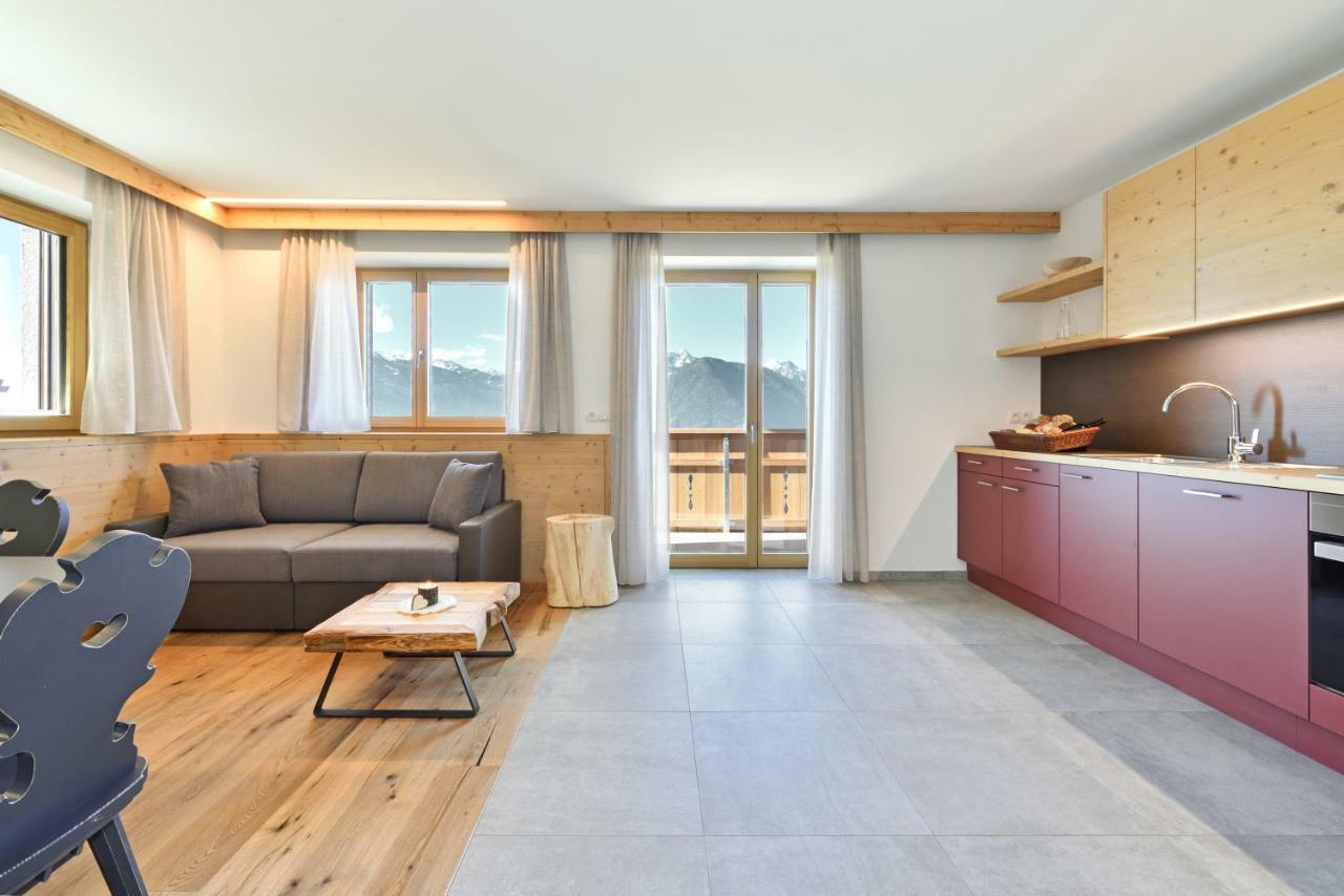 Forchnerhof Panorama- 3 Taeler Blick Apartment Rodengo Bagian luar foto