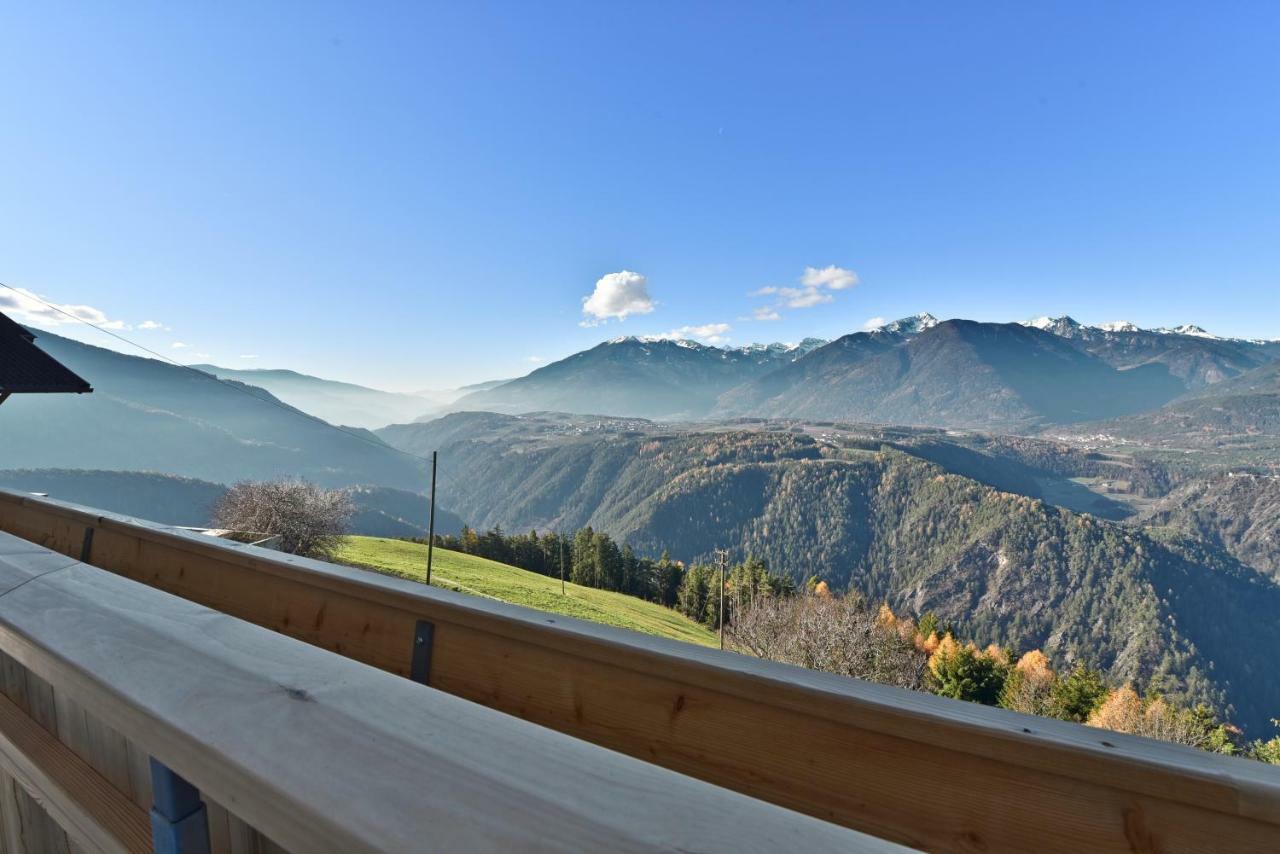 Forchnerhof Panorama- 3 Taeler Blick Apartment Rodengo Bagian luar foto