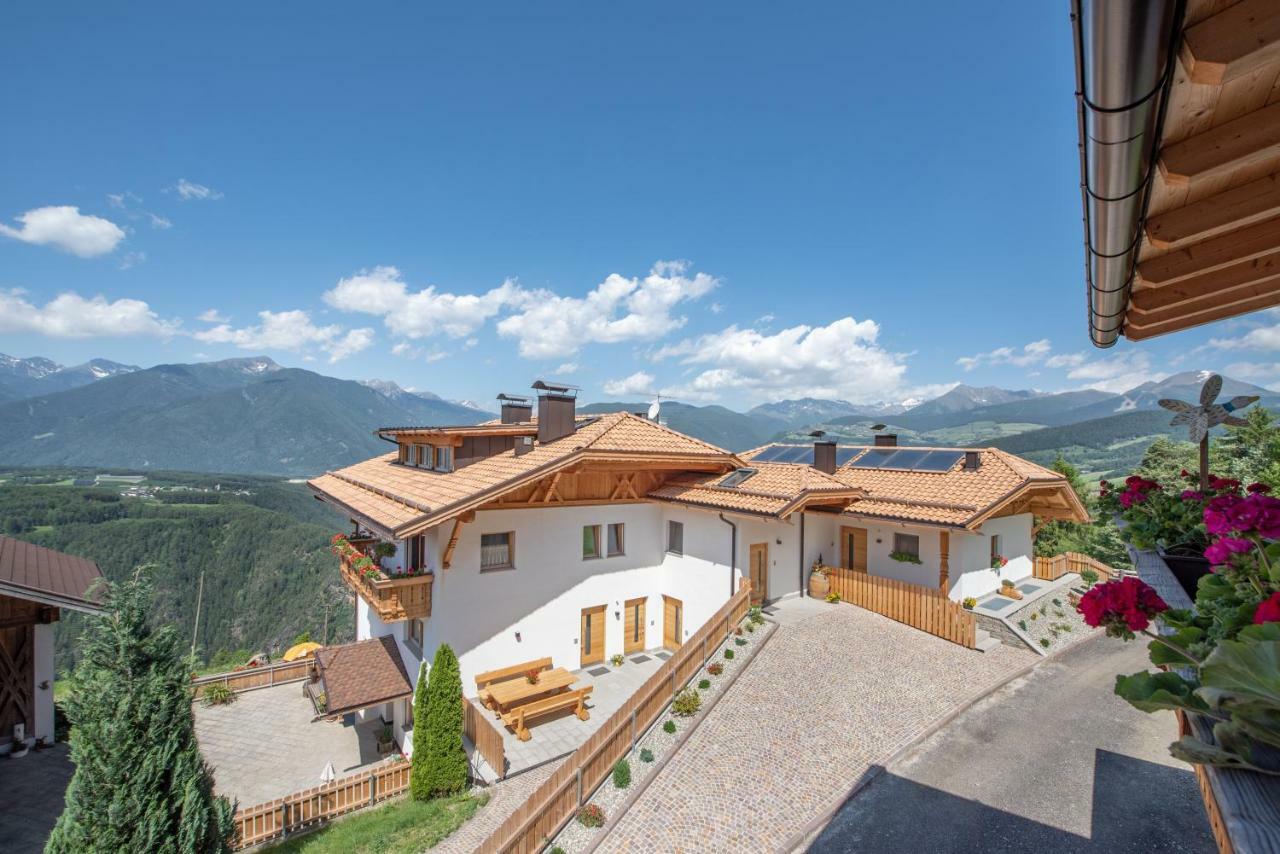 Forchnerhof Panorama- 3 Taeler Blick Apartment Rodengo Bagian luar foto